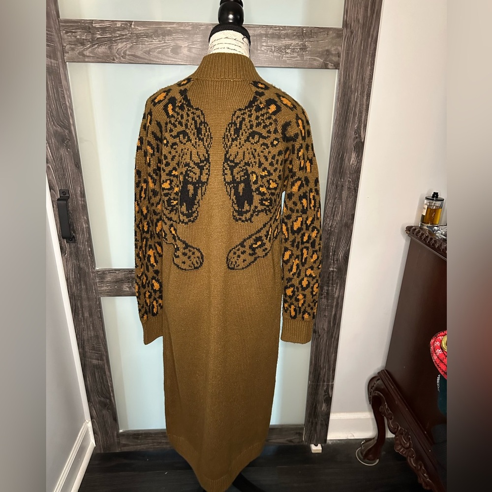 Show Me Your Mumu Leopard Print Long Cardigan